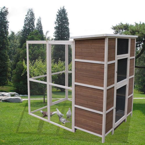 户外大型鸽笼赛鸽棚鸽舍防雨鸽子窝家养12位鸽屋鸟窝鸟笼木鸽子窝