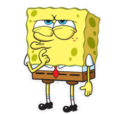 海绵宝宝思考 - 海绵宝宝gif动图_海绵宝宝_卡通表情