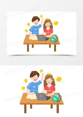 卡通文明礼仪套图合集元素之节约粮食元素1232251手绘卡通小学生小组