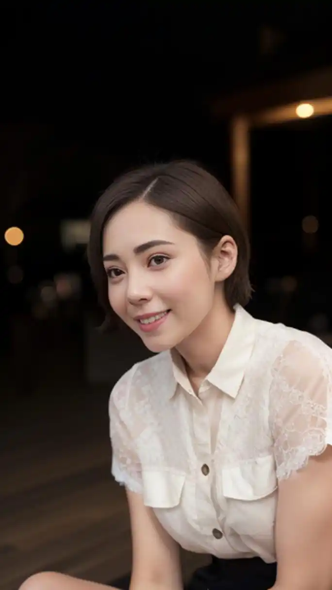 短发女孩最美丽#ai绘画# #短发女生有多美