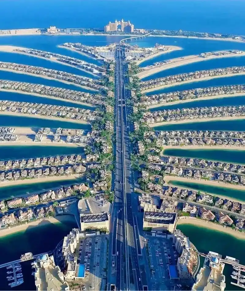 "世界第八大奇迹"迪拜棕榈岛.9215棕桐岛是由三个"棕桐岛" - 抖音