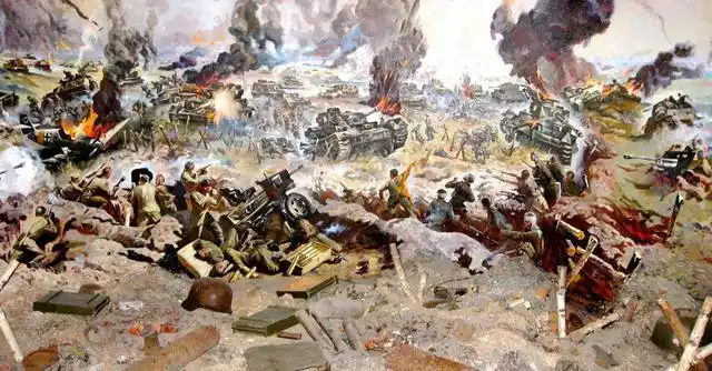 苏德战场上激战的双方士兵