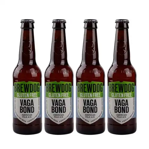 英国进口酿酒狗啤酒朋克印度淡色艾尔ipa无醇精酿啤酒330ml 4瓶 - 爱