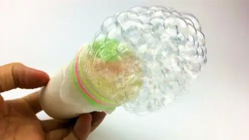 魔力科学小实验,彩虹泡泡龙,一口气吹出几百个泡泡!