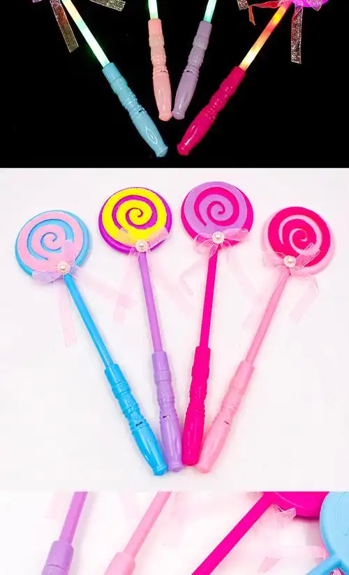 发光魔法棒 闪光仙女棒儿童玩具批发 led棒棒糖夜市地摊货源热卖