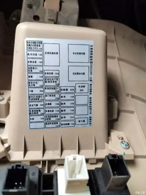 【图】宏光s1方向盘下保险盒说明_五菱宏光论坛_汽车之家论坛