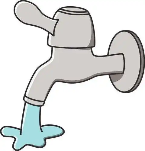 水龙头水矢量卡通