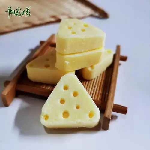 内蒙古奶酪图腾牧场鲜牛奶芝士酪果粒软酪500g营养即食零食原味250g