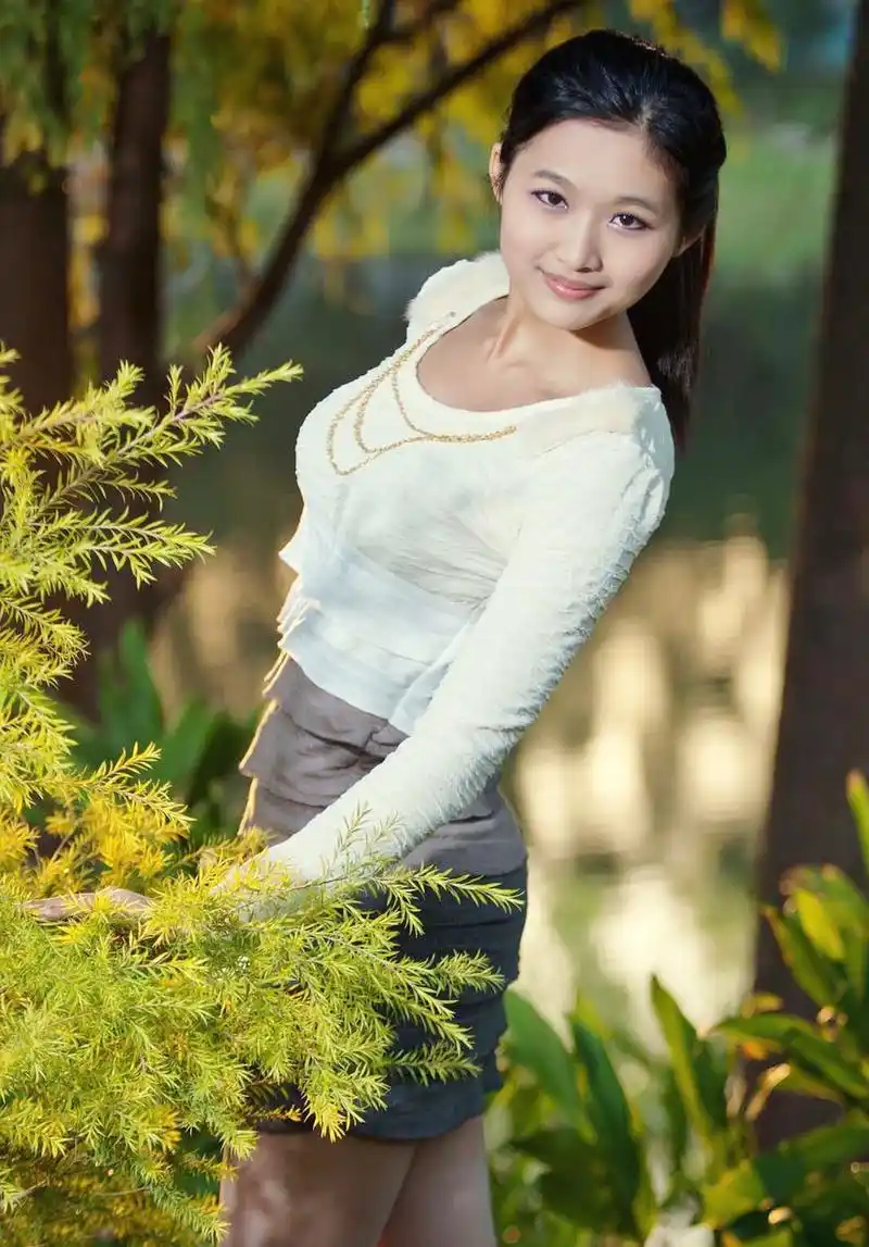 人像摄影(镜头下的美艳清秀美女子)