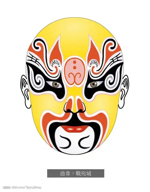 京剧脸谱-23(曲韦 战宛城) _ 脸谱:戏说喜怒哀乐 艺术 人物 [图片专辑