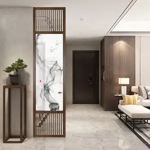 tb599003786淘宝中式玄关移动遮挡屏风家用客厅进门风水禅意挡煞