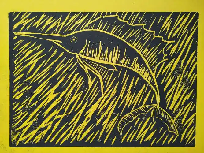 我的刻板画作品