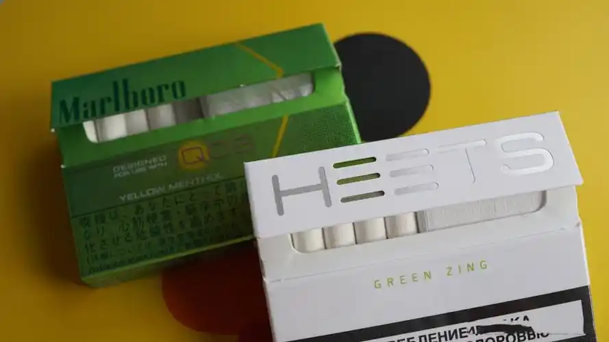 iqos烟弹marlboroyellowmenthol万宝路青绿色青柠味烟弹评测