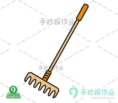 钉耙简笔画 钉耙简笔画的画法