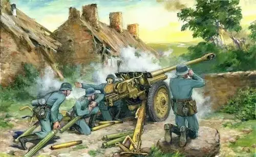 高清油画还原照相机拍不到的二战震撼战斗场景