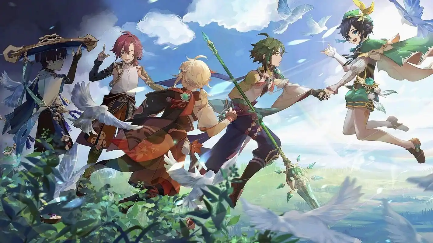 【原神˙风男合照】壁纸第二弹～ 私信我取图哈