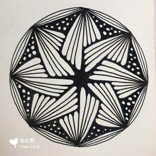 控笔练习禅绕画有分解步骤