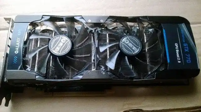 【九成新】影驰gtx770四星黑将