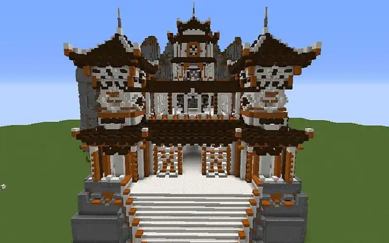 我的世界建筑欣赏---《中式寺庙》