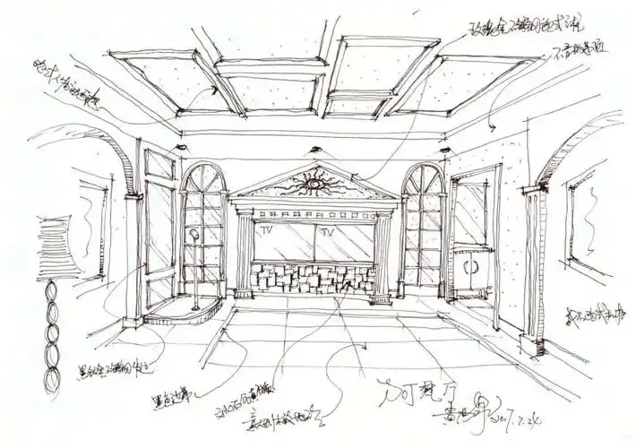 黄两泉手绘ktv效果图2957598