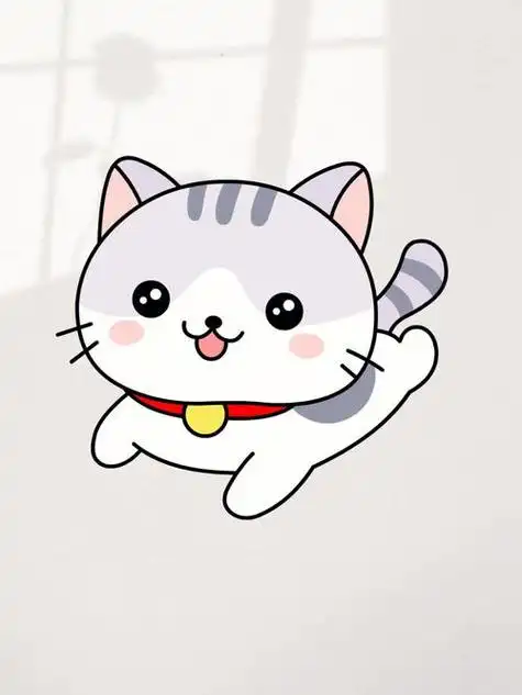 卡通猫咪怎么画简笔画