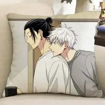 咒术回战动漫周边定制抱枕五条悟虎杖伏黑惠狗卷棘五悠玩偶8亮缎60