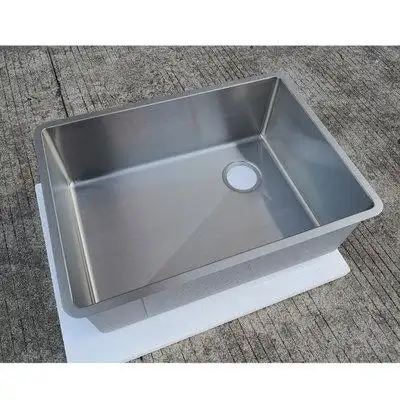 工厂特价不锈钢水槽 单槽304 厨房洗菜盆 手工圆角大单盆