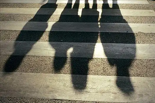 街的影子图片