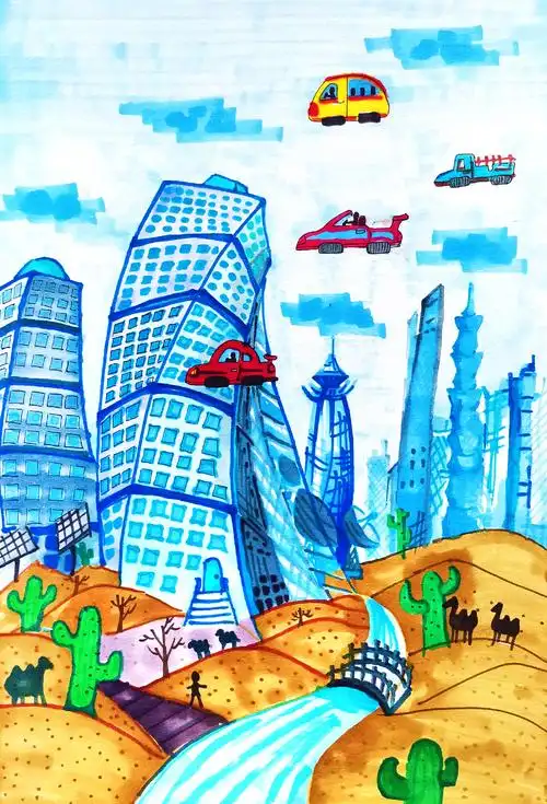 童绘新疆畅想2035第二十一批入围作品展示