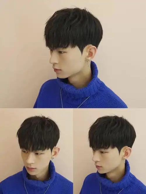 男士发型无论是渐变寸头,渐变飞机头,渐变露额发型,都特别得帅气有型