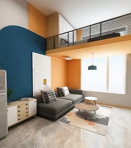 28平米小户型公寓怎么装修时尚撞色设计打造独特家装魅力