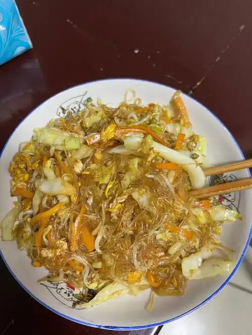 一碗简简单单的炒粉丝