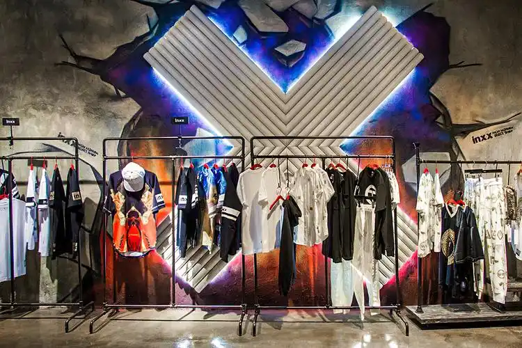 yld studio|inxx店铺潮牌空间形象设计