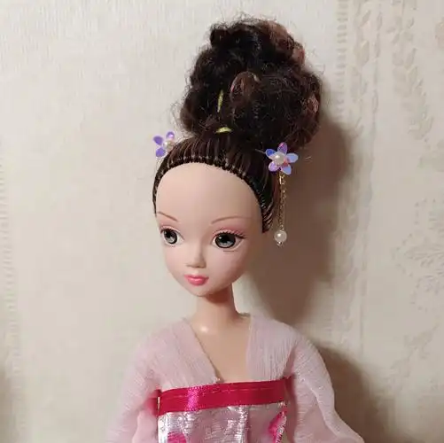 古装可儿娃娃头饰步摇发簪适合小布bjd兵人ob24娃娃2560厘米娃娃