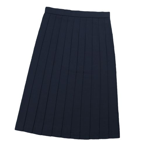 长裙jk长款制服纯色百褶裙日系基础学院风中半身裙