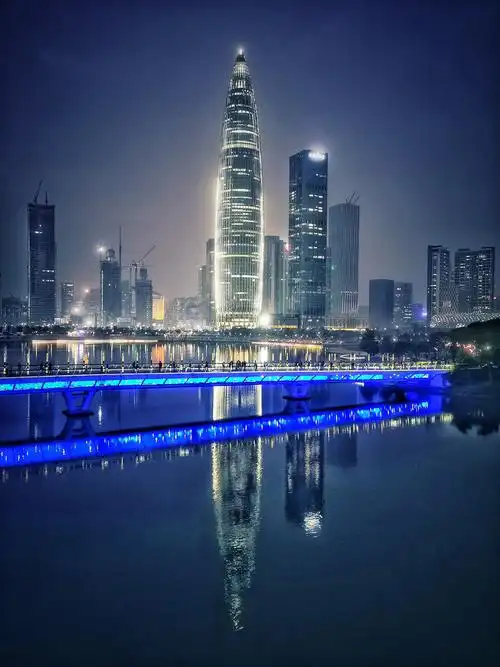 深圳湾夜景