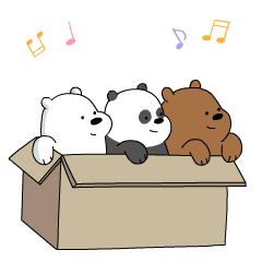 三只熊很萌 更萌的是它们还没长大的时候丨咱们裸熊丨we bare bears x