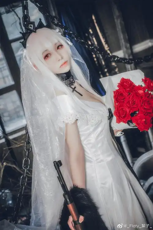 cos正片##少女前线#kar98k 手心的朱砂痣『请伸出手来,这份契约将