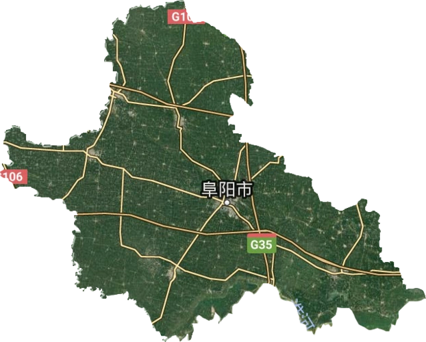 阜阳市卫星地图数据资源,阜阳市地图数据