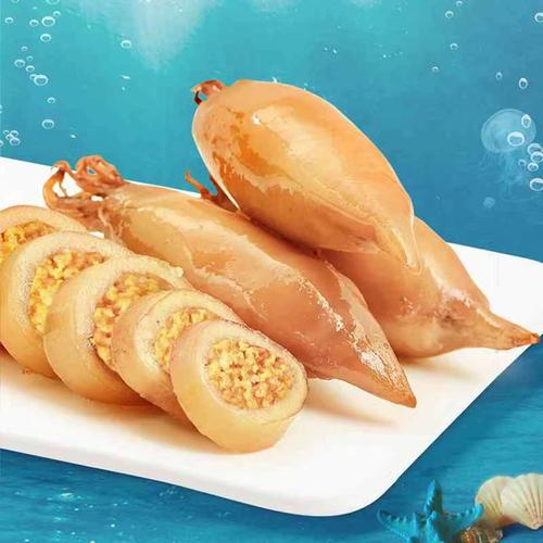 来伊份带籽鱿鱼仔散称海鲜墨鱼仔小吃即食食品休闲零食海味零食
