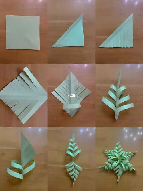 超简单立体雪花手工折纸附教程