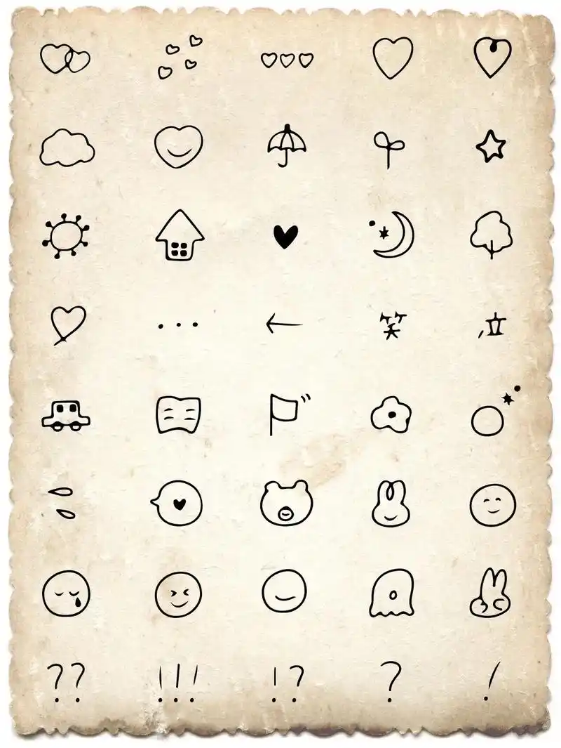 表情包简笔画第7弹