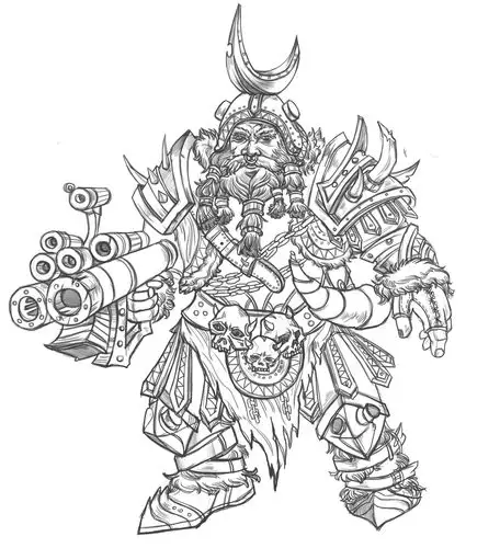 矮人练习|插画|游戏原画|starkiller - 原创作品 - 站酷 (zcool)