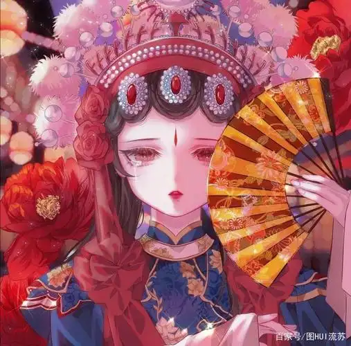 古风萝莉少女头像壁纸