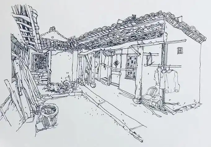 老房子的简笔画老房子的简笔画图片大全