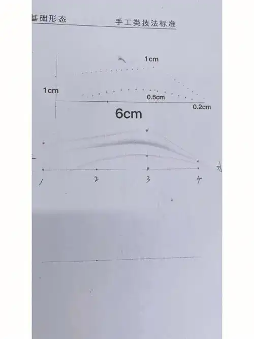 超适合小白的眉毛画法,拿好你的尺子和铅笔一个点一个点一笔一笔对着