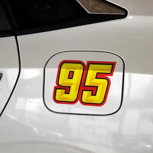 汽车数字车贴贴纸车号划痕装饰遮挡车队编号汽车装饰贴