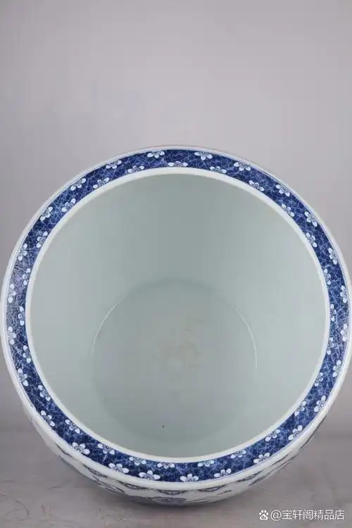 5公分 肚直径54公分 底径 31公分. #古董古玩收藏# #古玩# #青花