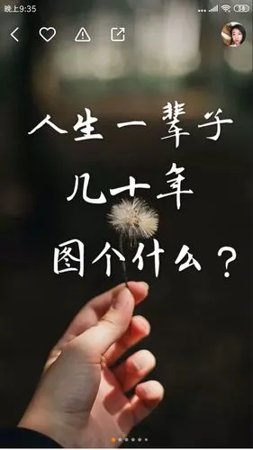 人生一辈子,几十年,图个什么?