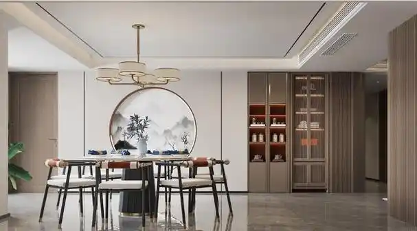 新中式风格在装修设计中,把传统的古典文化融入到家居空间中.